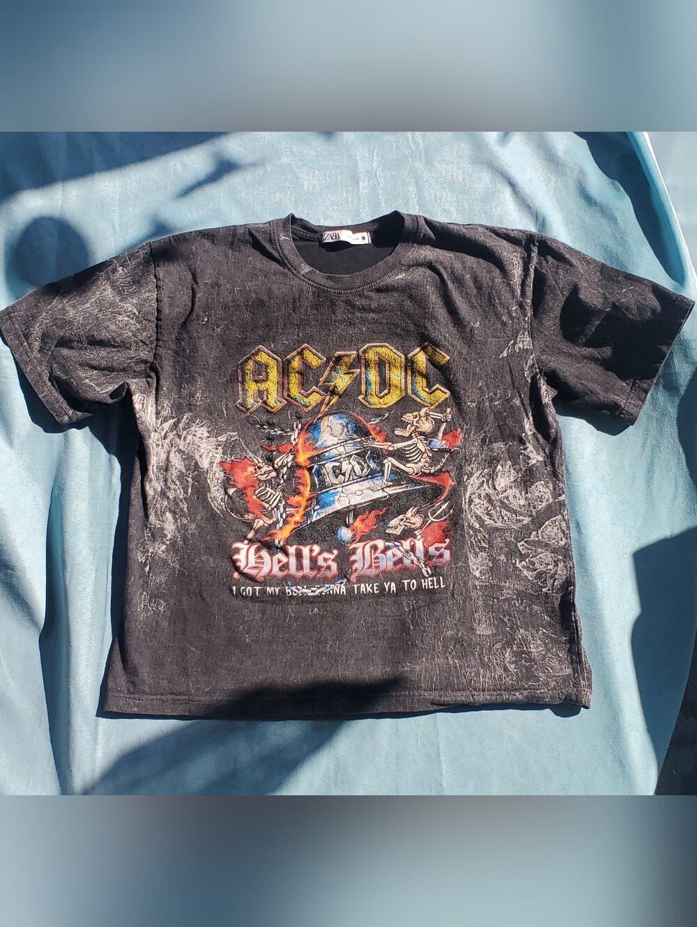 ACDC band T-shirt ZARA